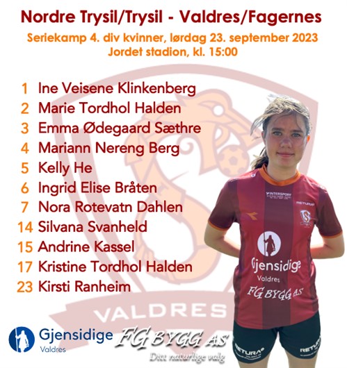 Matchposter Trysil